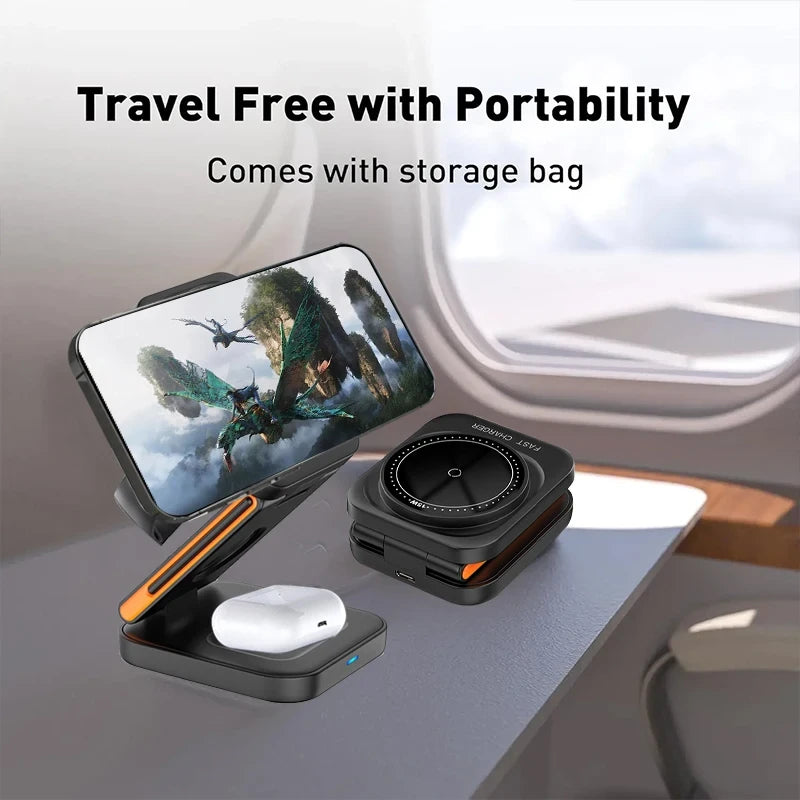 Foldable Magnetic Charging Station