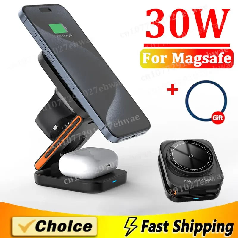 Foldable Magnetic Charging Station