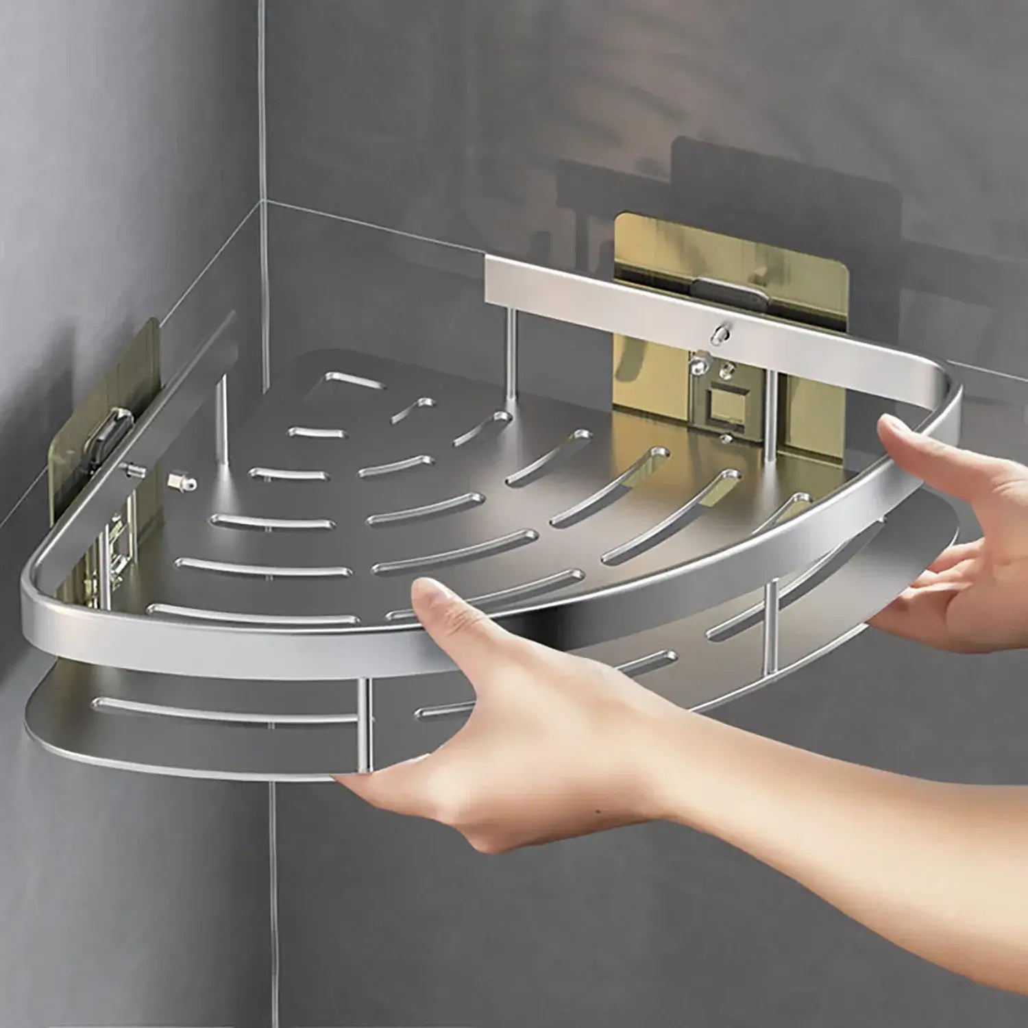 Corner Wall Shower Shelf Organizer
