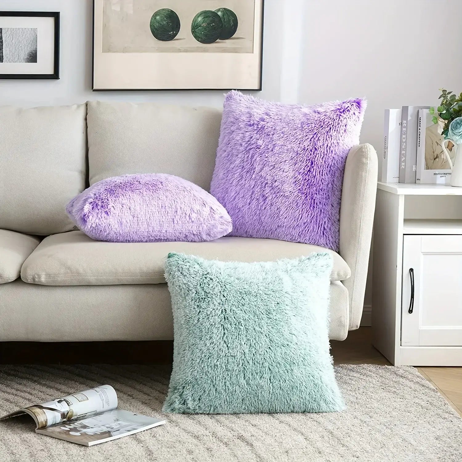 Comfy Plush Sofa Cushion Cover